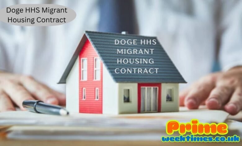 DOGE HHS Migrant Housing Contract
