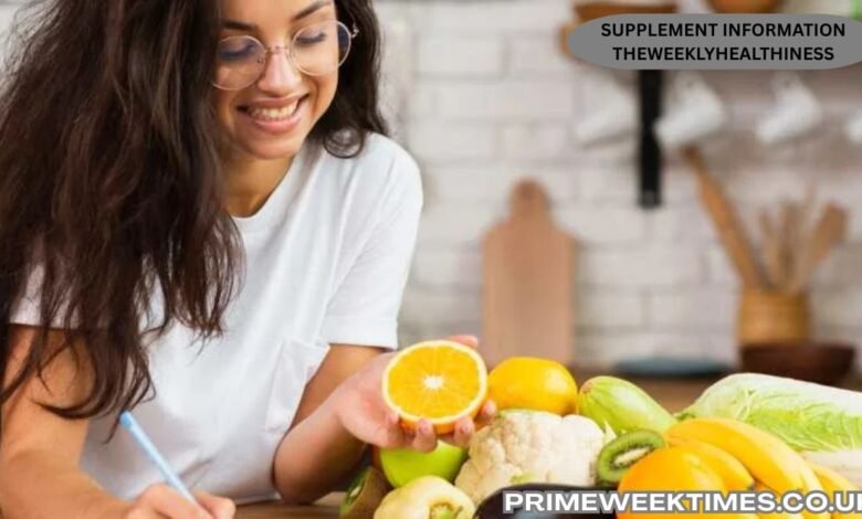 Supplement Information Theweeklyhealthiness