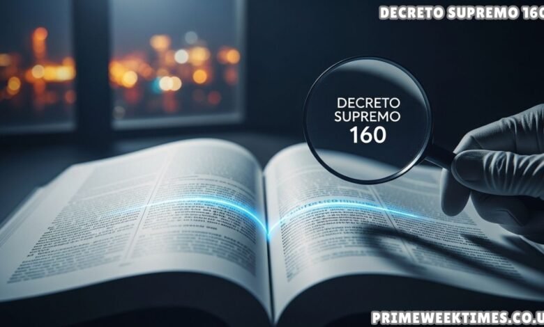 Decreto Supremo 160