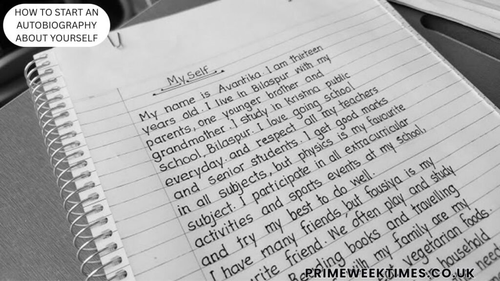 How to Start an Autobiography About Yourself