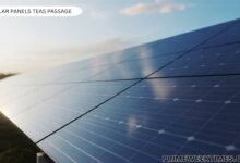 solar panels teas passage