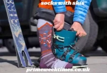 socks with skis
