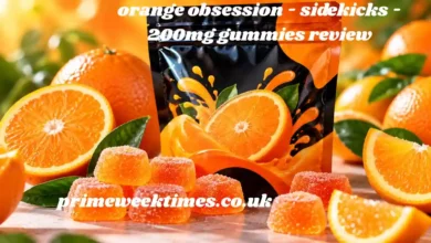 orange obsession - sidekicks - 200mg gummies review