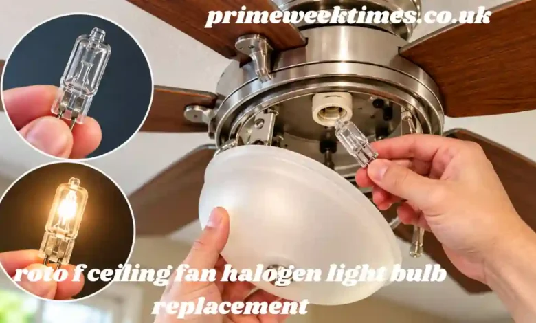 roto f ceiling fan halogen light bulb replacement