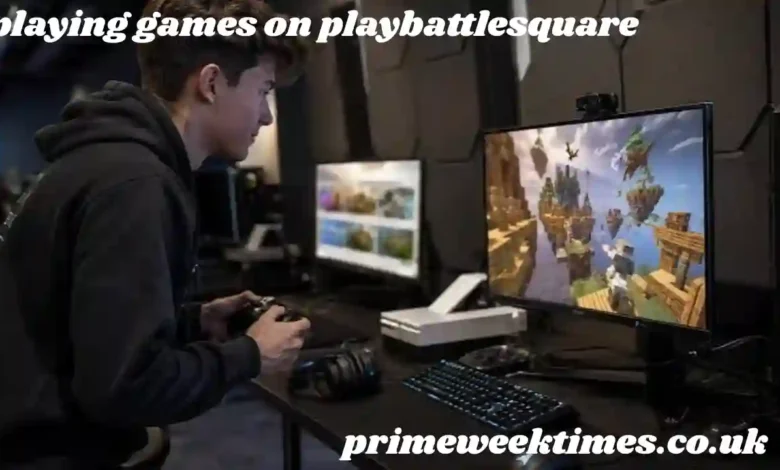 playing games on playbattlesquare